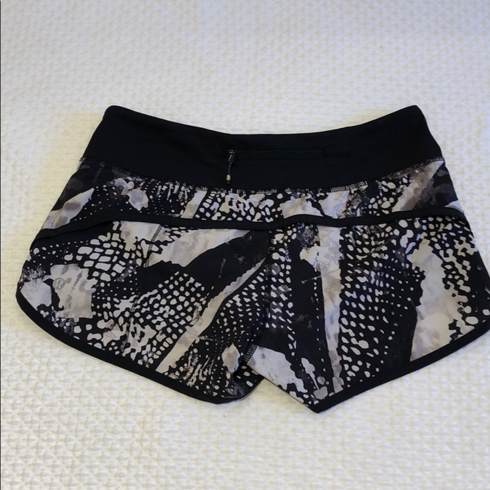 EUC Lululemon Speed Shorts 4/xs